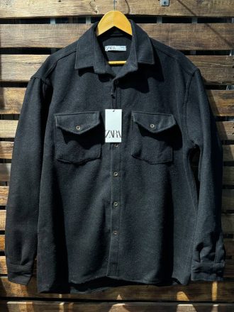 پیراهن نمدی دو جیب زارا zara